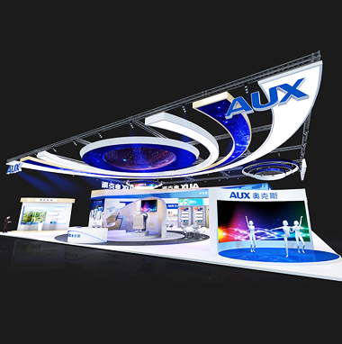 制冷展展臺(tái)搭建