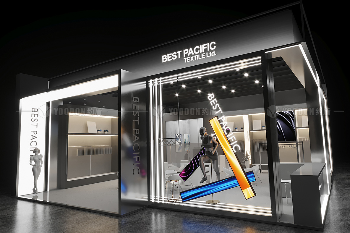 紡織面料展臺設(shè)計